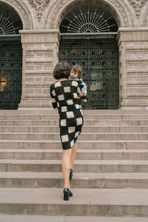 Viridiana Skirt in Checkers